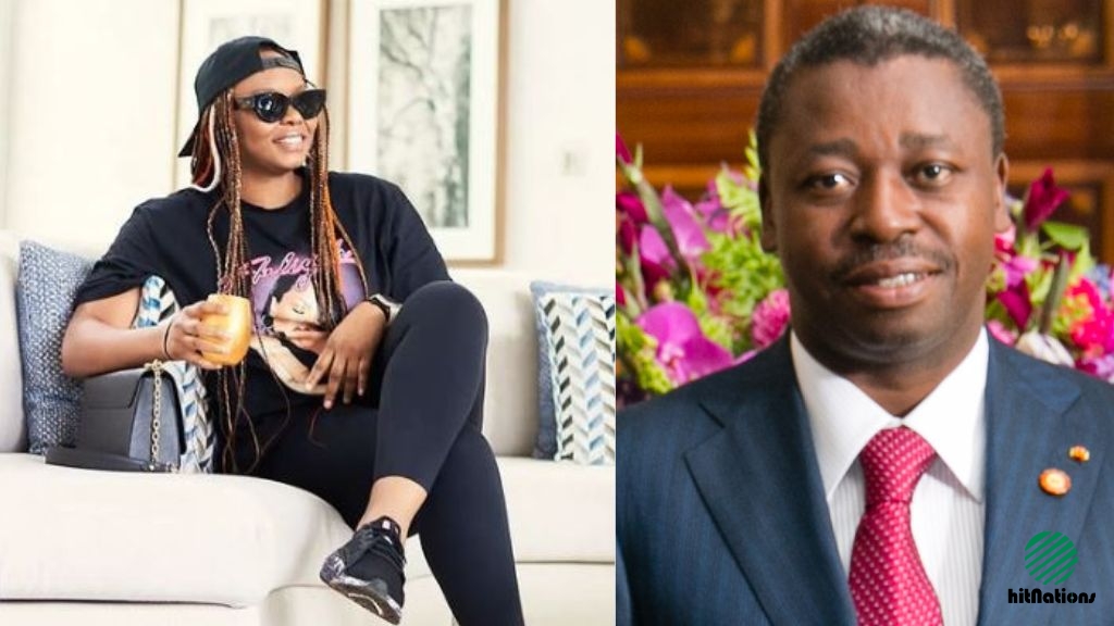 Singer Yemi Alade reacts to being pregnant for Togo president Essozimna Eyadema