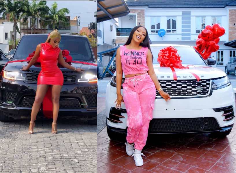 Mercy Eke reveals difference between her old and new Range Rover, slams troll doctor