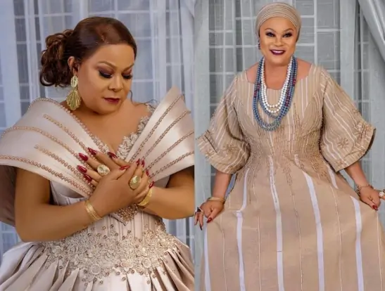 “She is looking sexy like a 25 year old girl” - Fans react as Sola Sobowale shares stunning photos as she celebrates 60th birthday